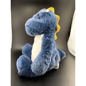 Carter’s Dinosaur Plush Navy Blue White Yellow Stuffed Dino Lovey 68172 With Tag